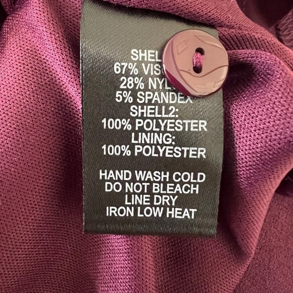 Lulus Felicity Backless Lace Skater Dress Plum Purple size Large - Picture 14 of 16